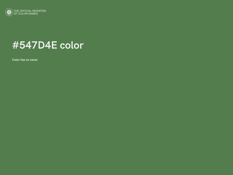 #547D4E color image