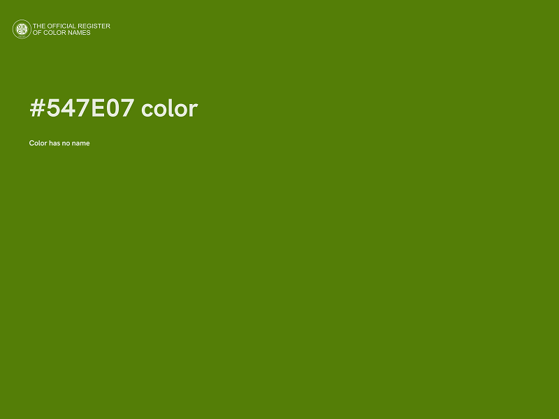 #547E07 color image