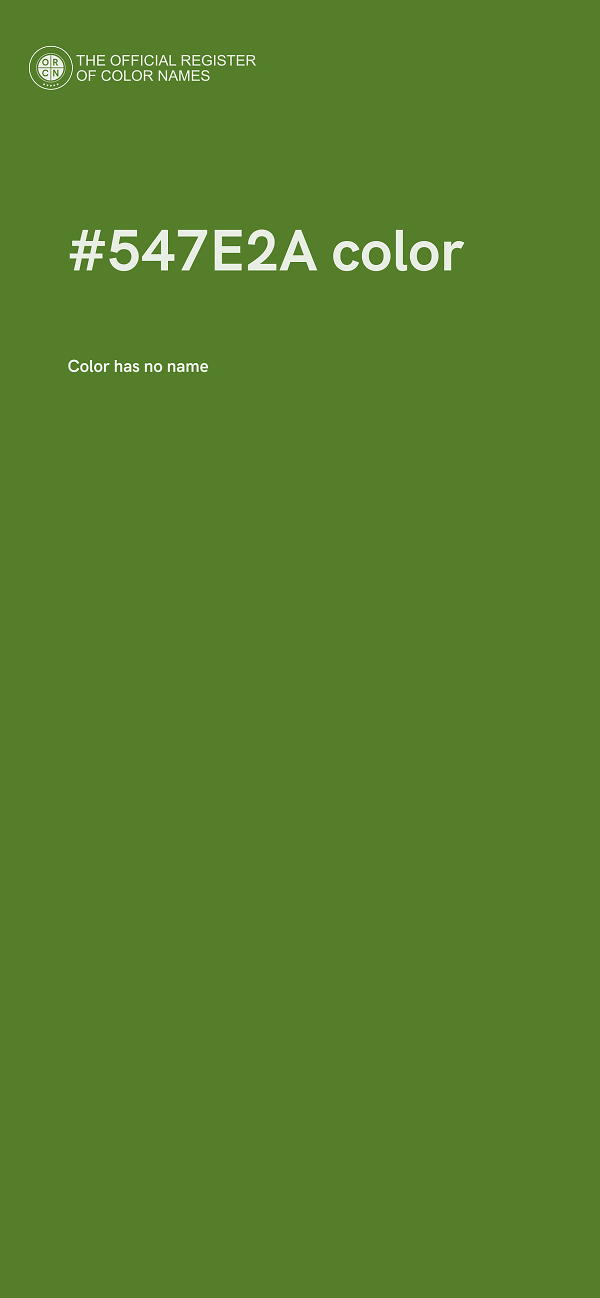 #547E2A color image