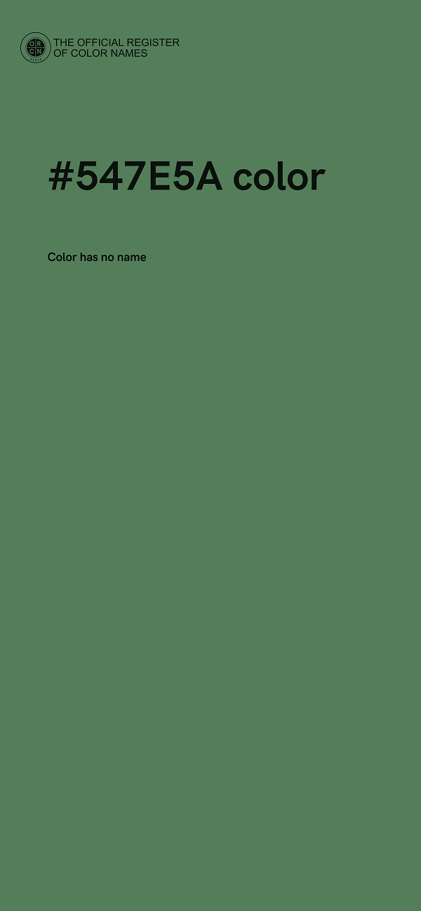 #547E5A color image