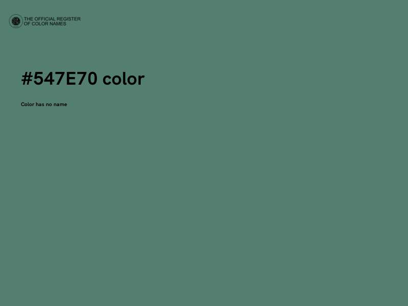 #547E70 color image