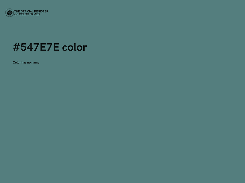#547E7E color image
