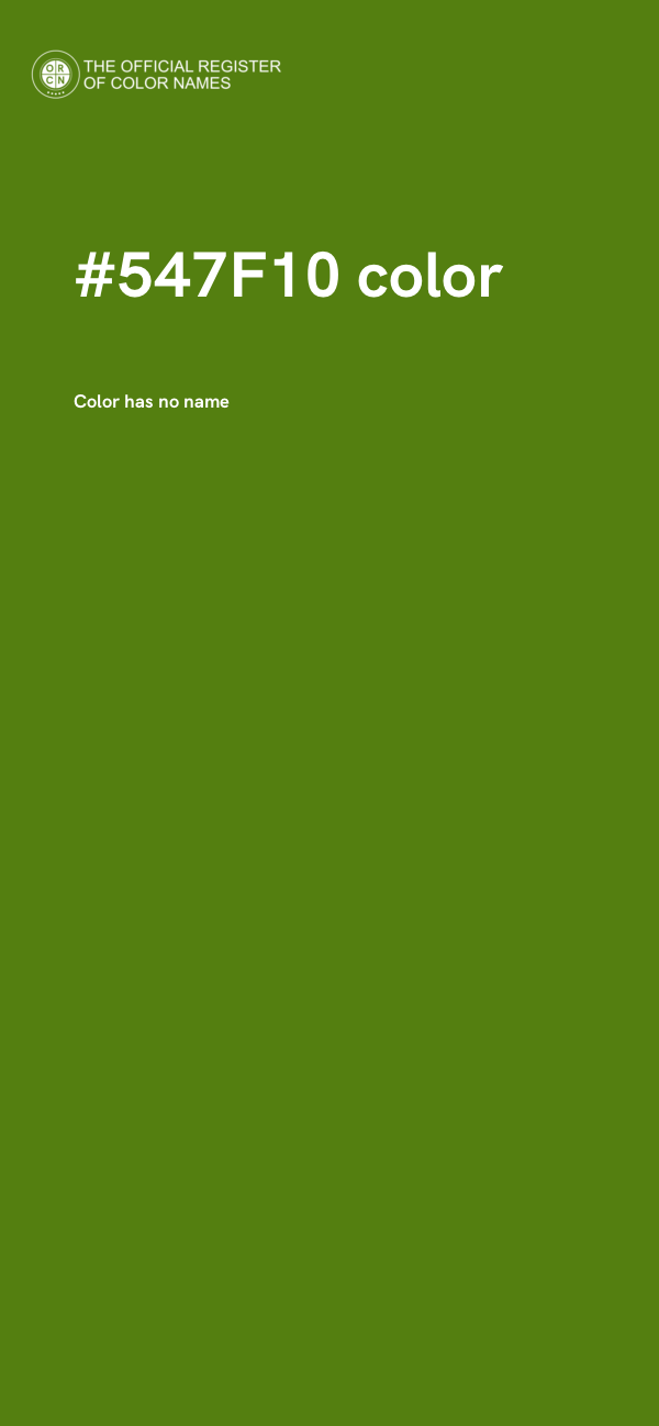 #547F10 color image