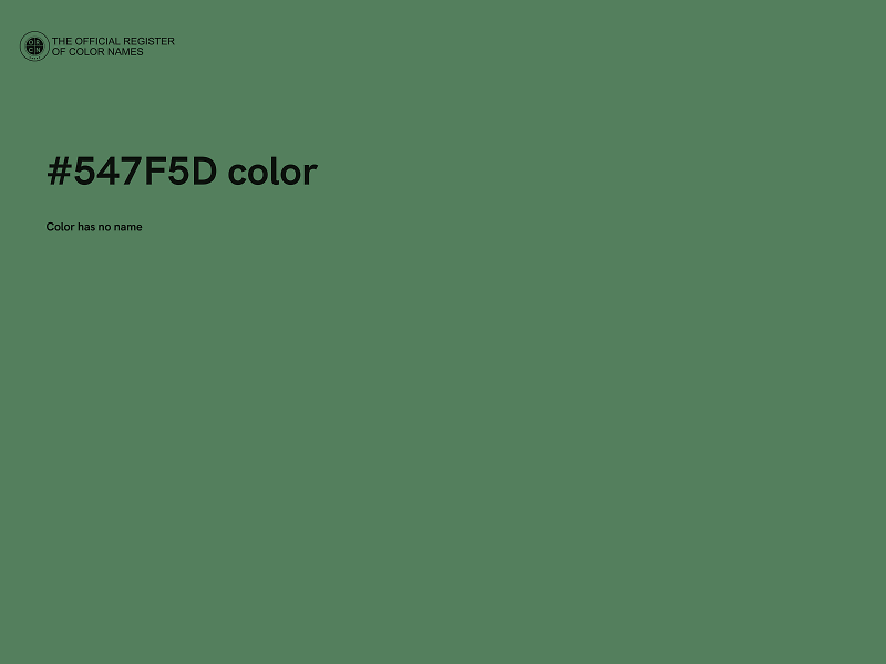 #547F5D color image