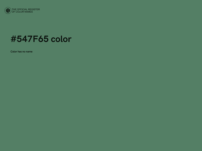 #547F65 color image