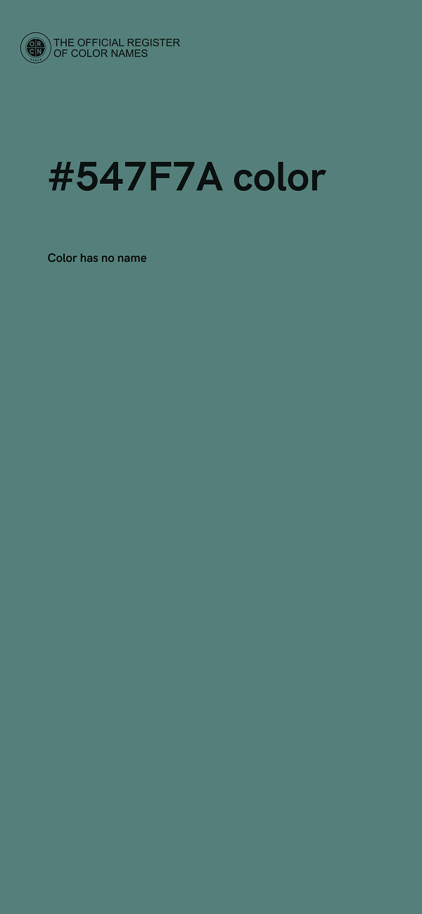 #547F7A color image