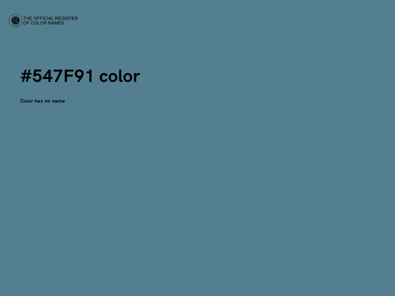 #547F91 color image