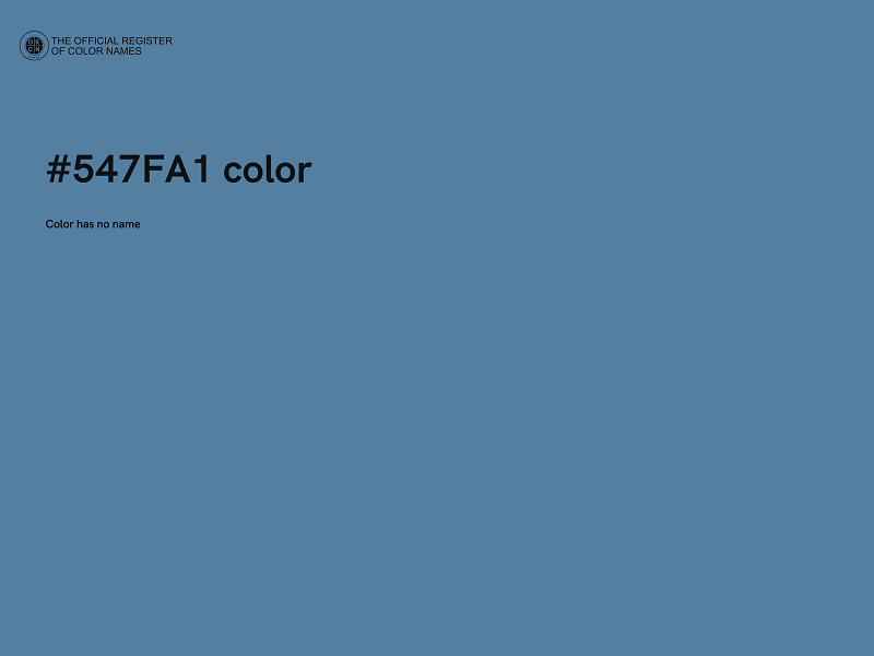 #547FA1 color image