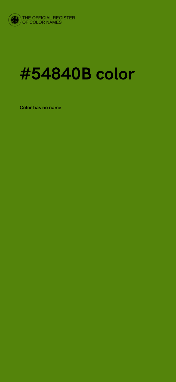 #54840B color image