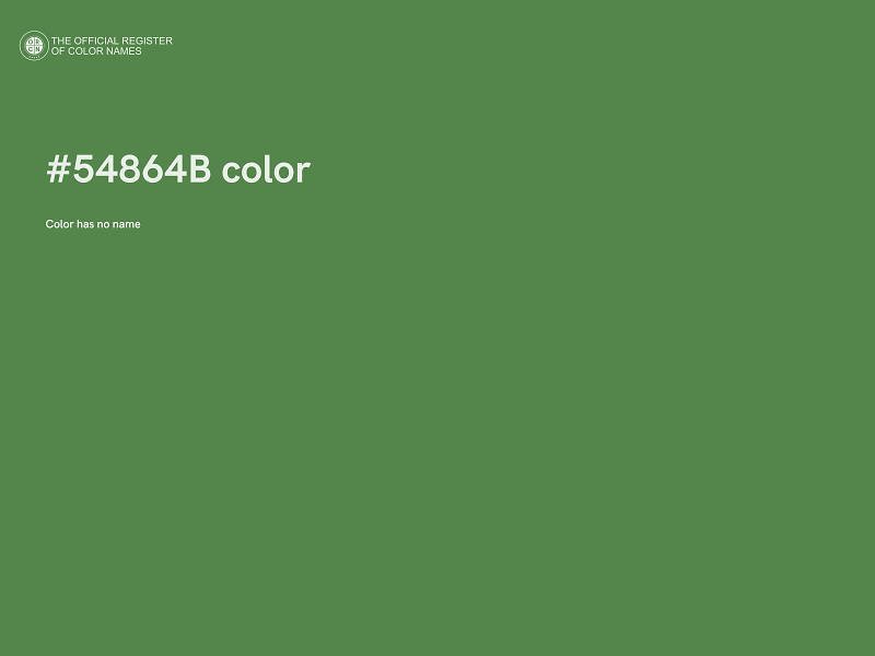 #54864B color image