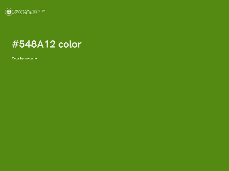 #548A12 color image