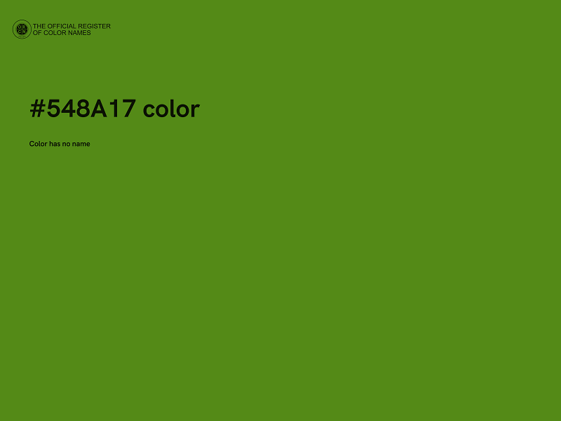#548A17 color image