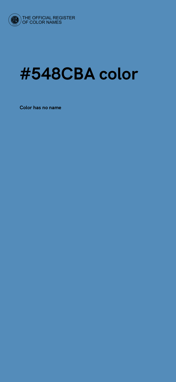 #548CBA color image