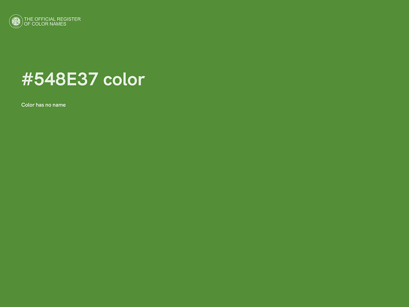 #548E37 color image