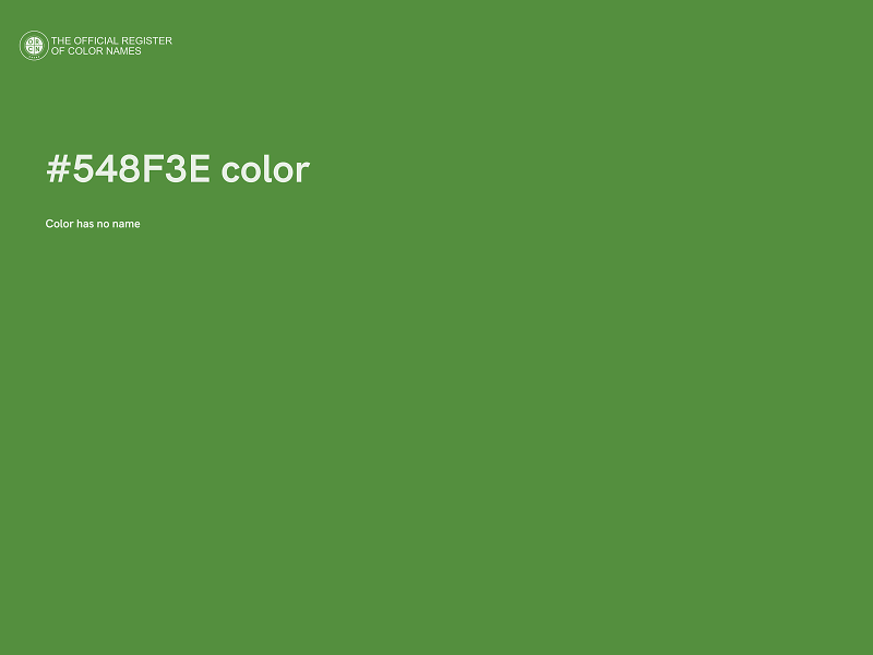 #548F3E color image