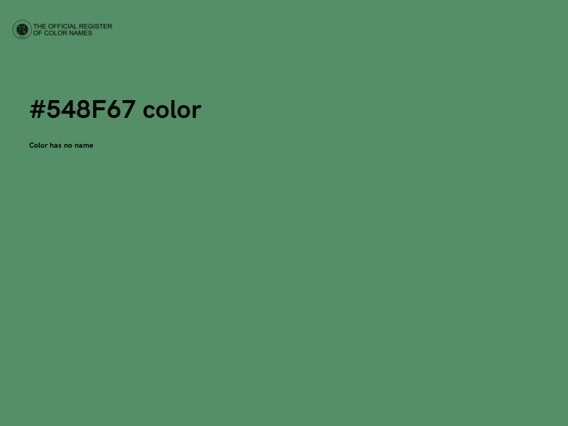 #548F67 color image