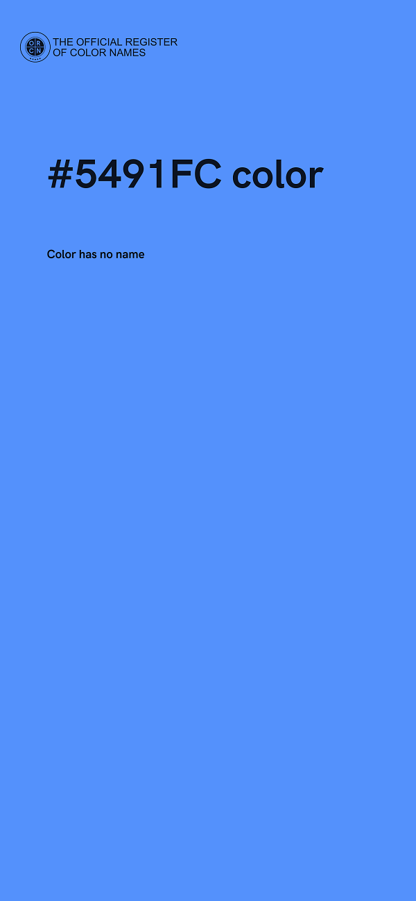 #5491FC color image