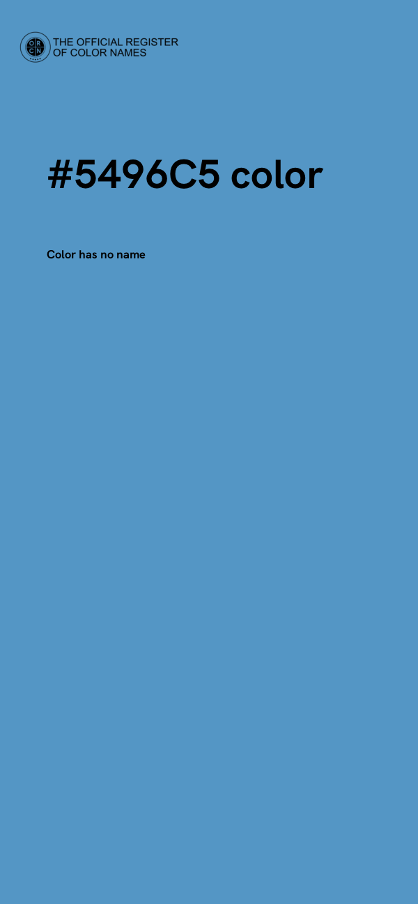 #5496C5 color image