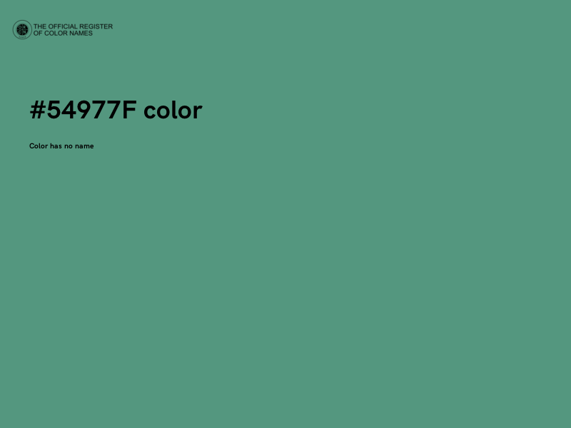 #54977F color image