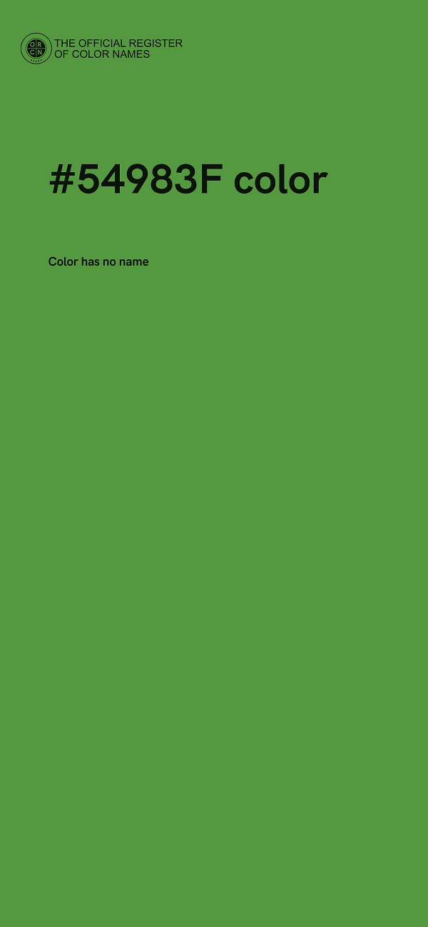 #54983F color image