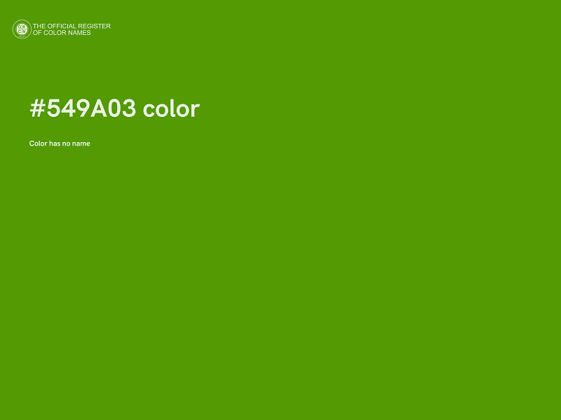 #549A03 color image
