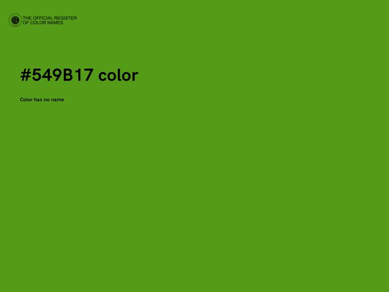 #549B17 color image