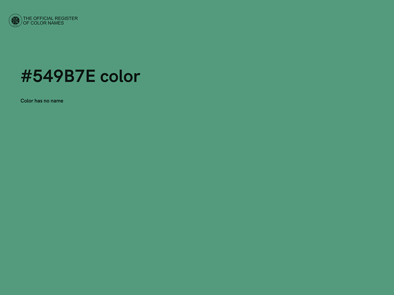 #549B7E color image
