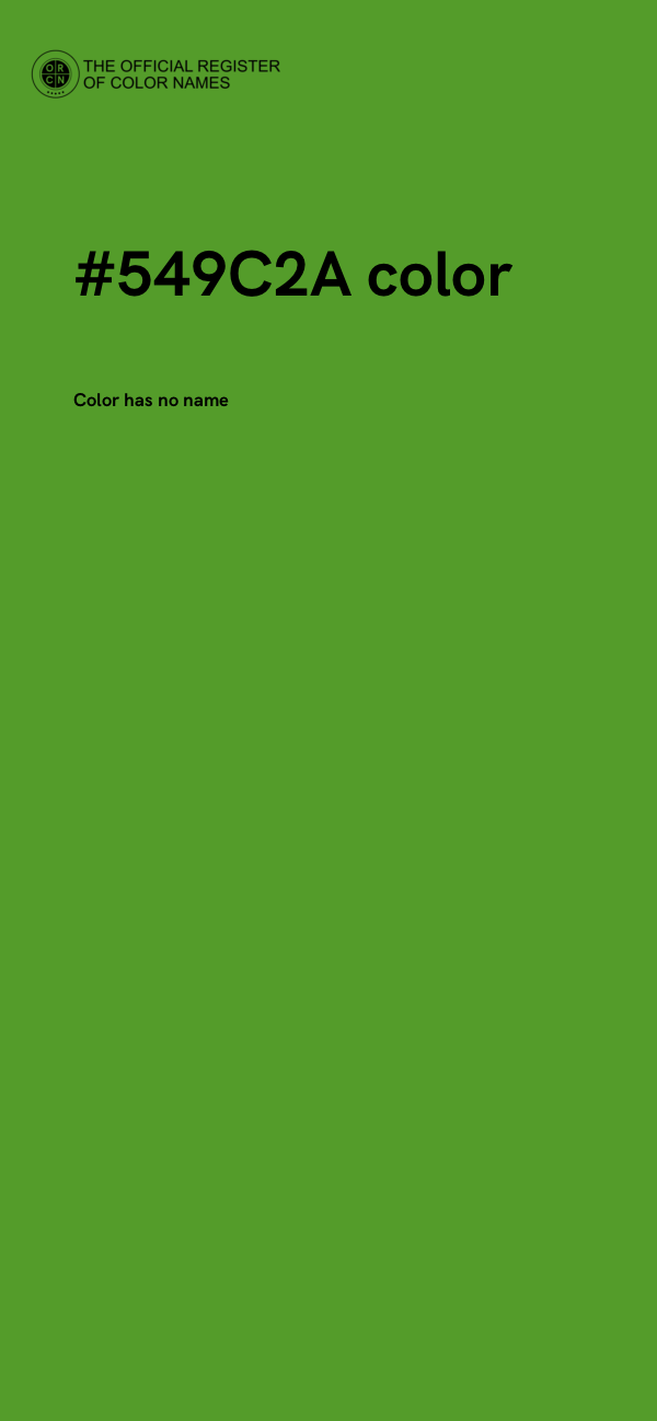 #549C2A color image