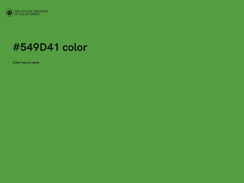 #549D41 color image