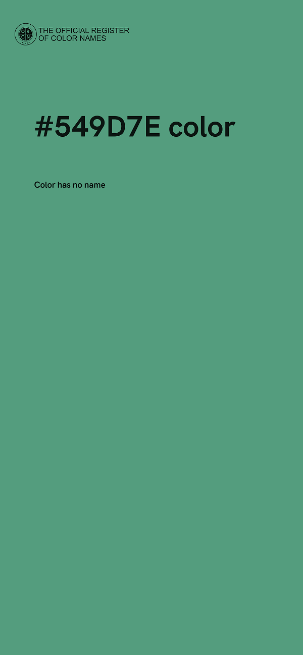 #549D7E color image