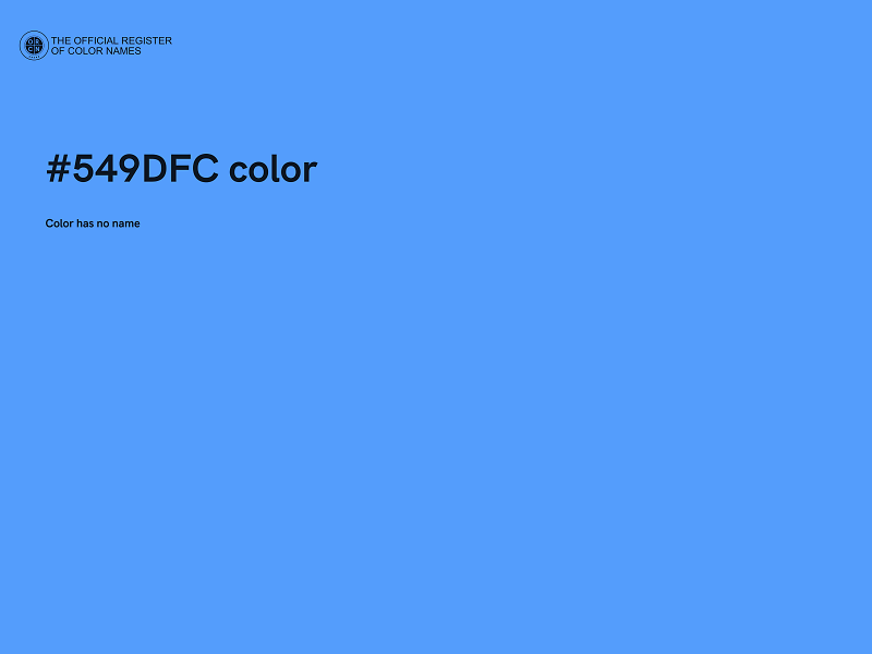 #549DFC color image