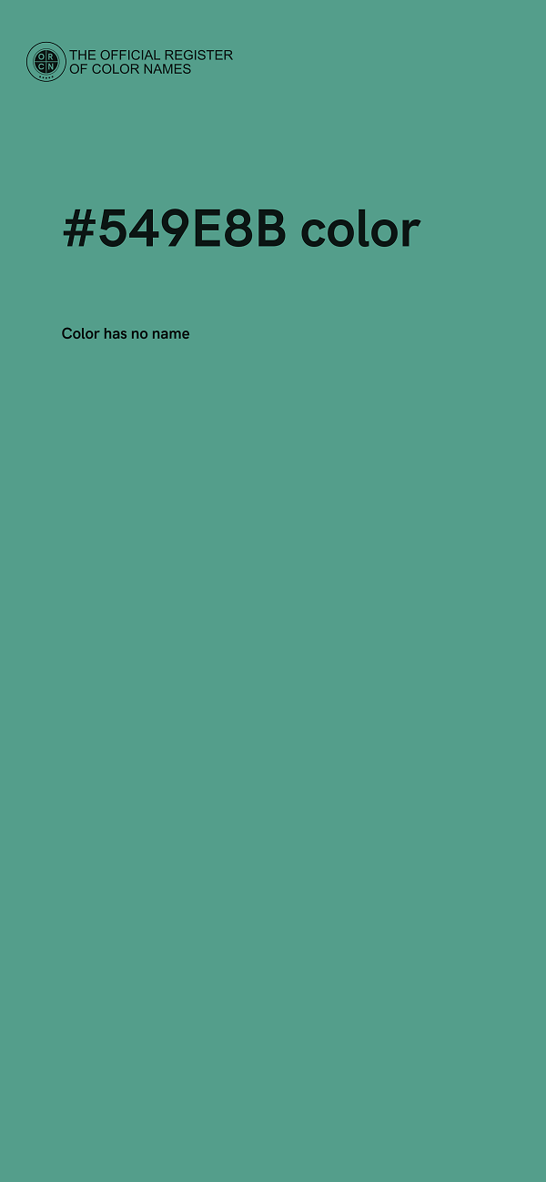 #549E8B color image