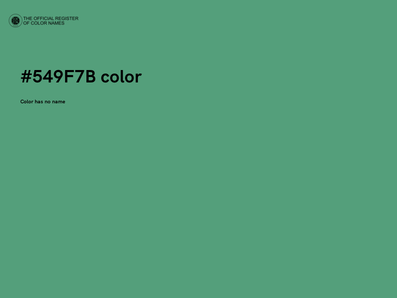 #549F7B color image