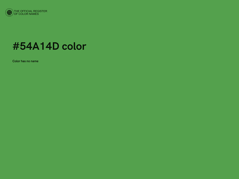 #54A14D color image