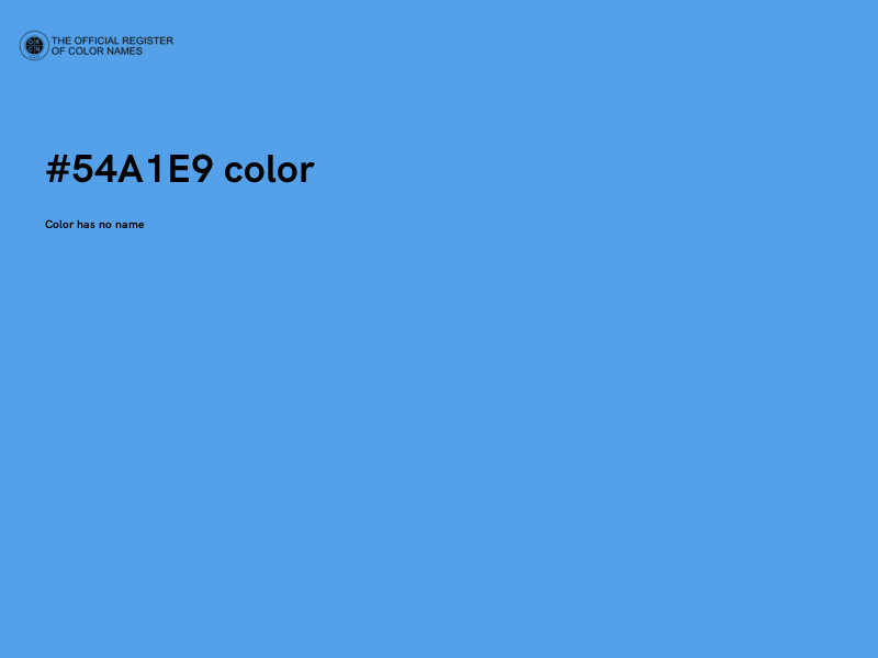 #54A1E9 color image