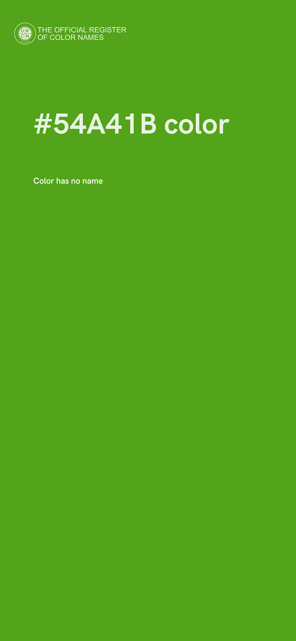 #54A41B color image