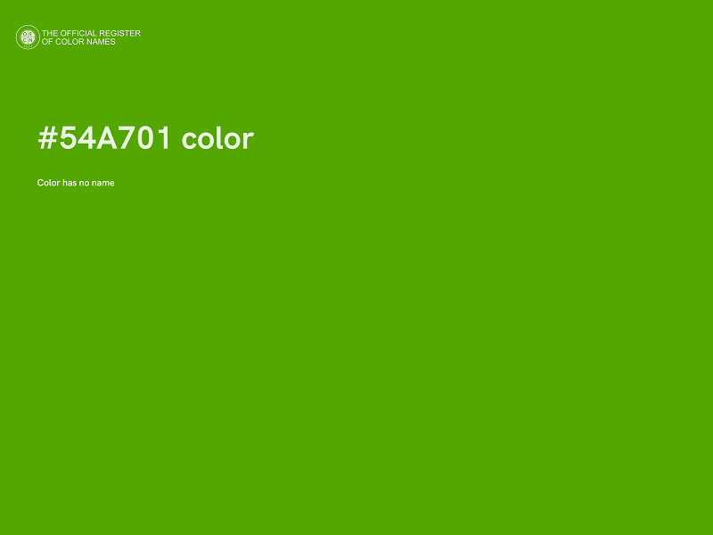 #54A701 color image