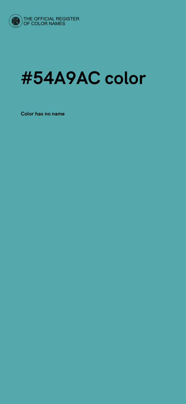 #54A9AC color image