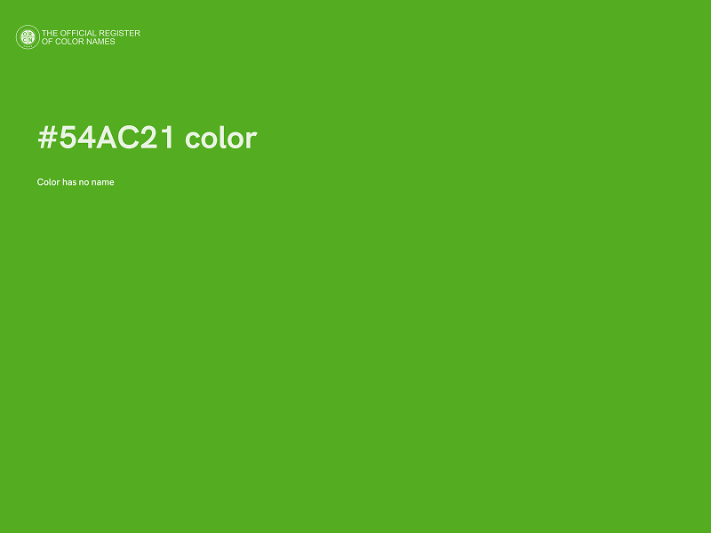 #54AC21 color image