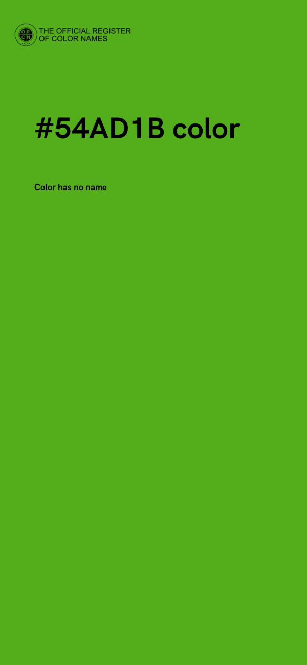 #54AD1B color image