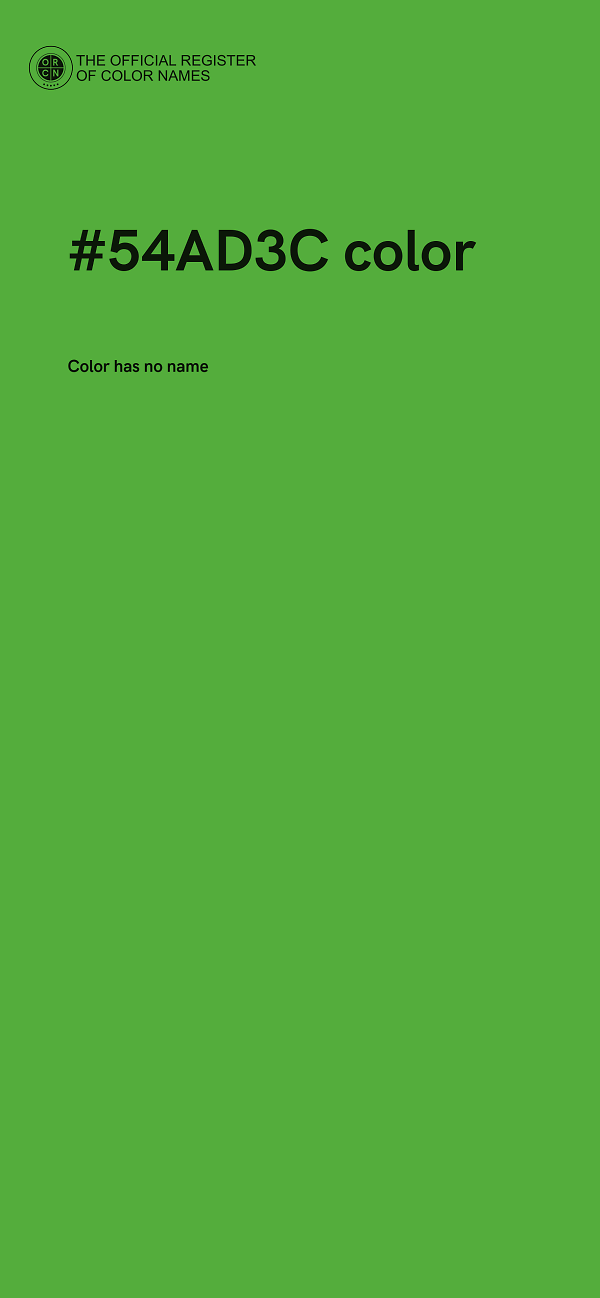 #54AD3C color image