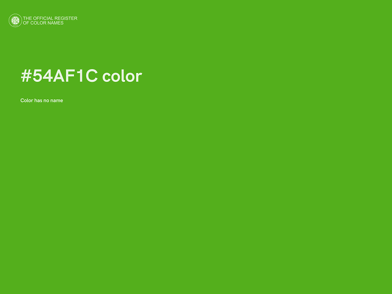 #54AF1C color image