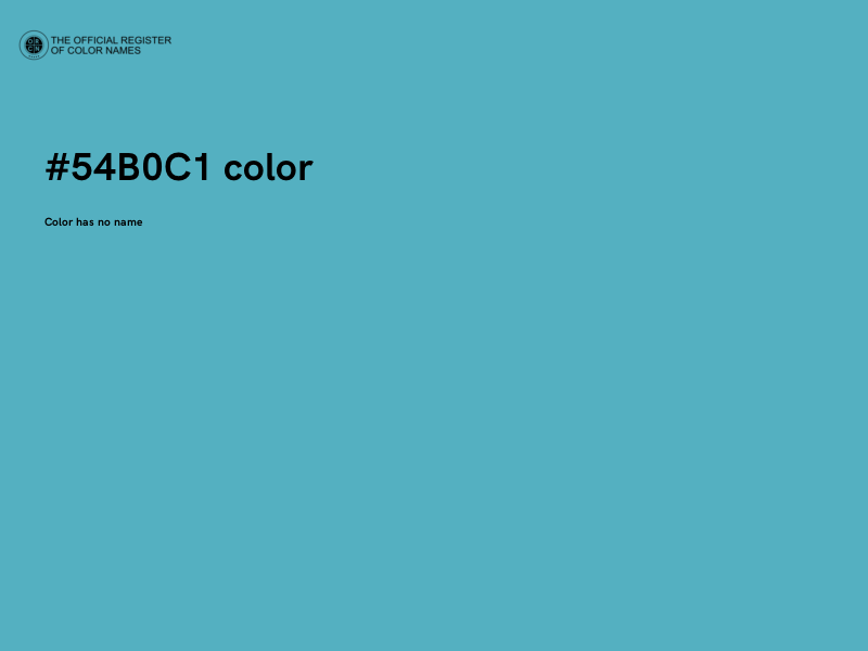 #54B0C1 color image