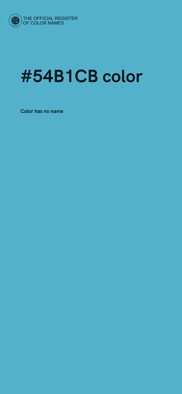 #54B1CB color image