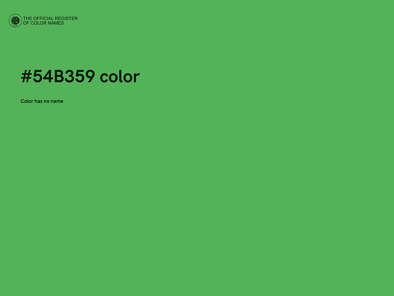 #54B359 color image