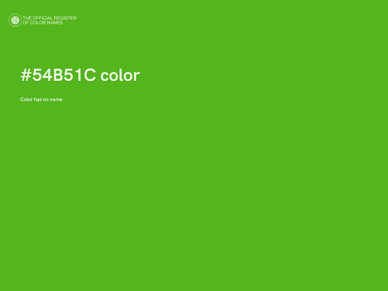 #54B51C color image