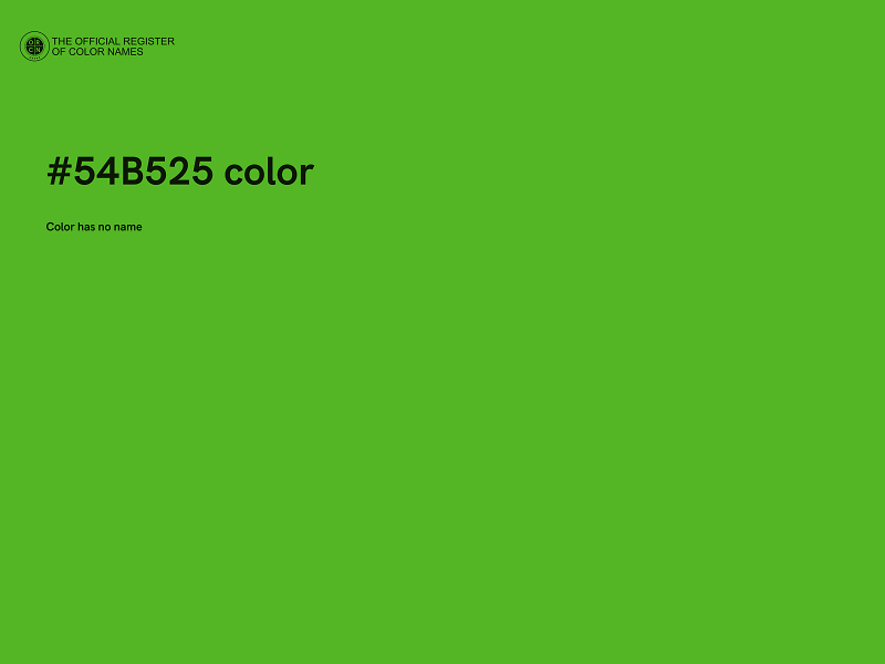 #54B525 color image