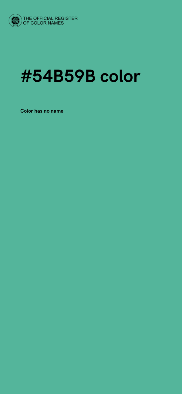 #54B59B color image