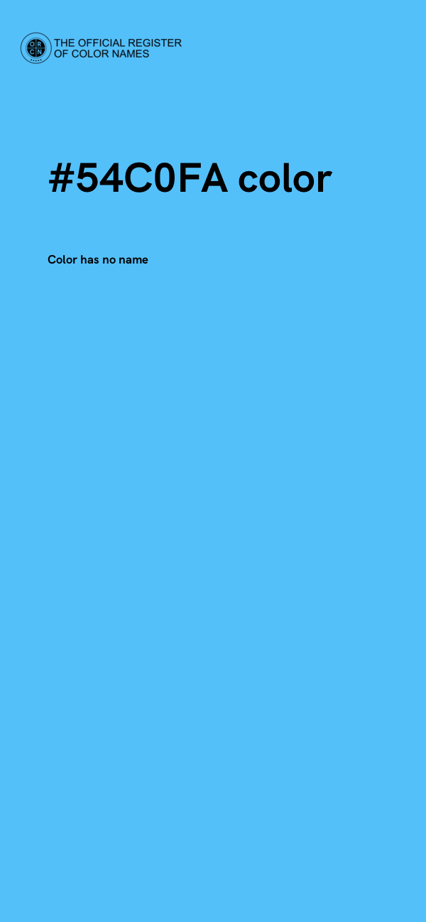 #54C0FA color image