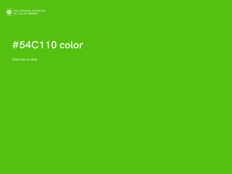 #54C110 color image